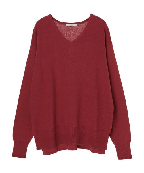 Green　Parks（グリーンパークス）の「ミラノリブニットプルオーバー＊（ニット/セーター・レディース・ブラック/パープル/ピンク/グリーン/モカ/ライトベージュ・FREE）」の6枚目の写真