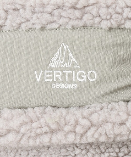 ◆【VERTIGO DESIGNS×JS/ バーティゴデザイン】別注 ボアフリースブルゾン [ユニセックス対応]