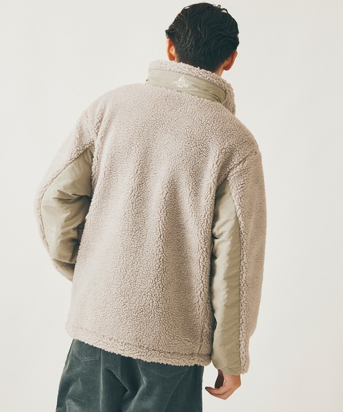 ◆【VERTIGO DESIGNS×JS/ バーティゴデザイン】別注 ボアフリースブルゾン [ユニセックス対応]
