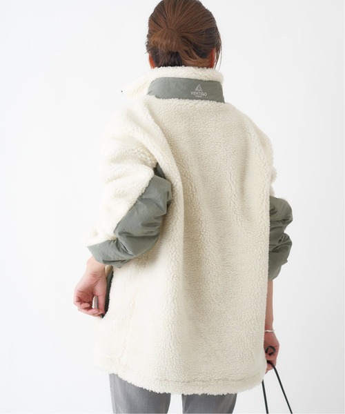 ◆【VERTIGO DESIGNS×JS/ バーティゴデザイン】別注 ボアフリースブルゾン [ユニセックス対応]