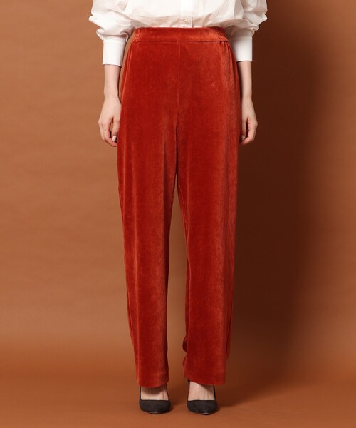 DRESSTERIOR(ドレステリア)の「◆【STORY12月号掲載/otonaMUSE11月号掲載】コーデュロイジャージイージーウエストスパンツ(その他パンツ・レディース・チャコールグレー/レッド系1/アイボリー/ライトブルー・40/38/36/34)」の5枚目の写真