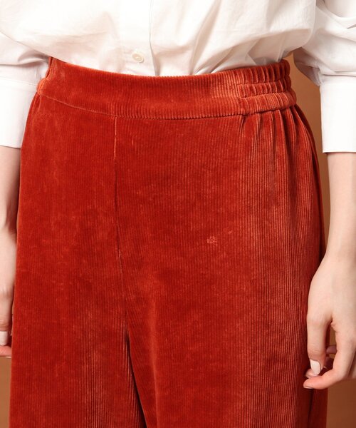 DRESSTERIOR(ドレステリア)の「◆【STORY12月号掲載/otonaMUSE11月号掲載】コーデュロイジャージイージーウエストスパンツ(その他パンツ・レディース・チャコールグレー/レッド系1/アイボリー/ライトブルー・40/38/36/34)」の16枚目の写真