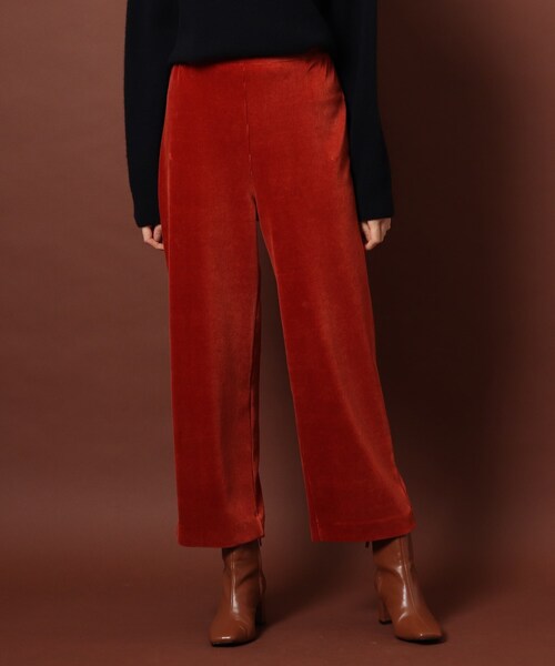 DRESSTERIOR(ドレステリア)の「◆【STORY12月号掲載/otonaMUSE11月号掲載】コーデュロイジャージイージーウエストスパンツ(その他パンツ・レディース・チャコールグレー/レッド系1/アイボリー/ライトブルー・40/38/36/34)」の11枚目の写真