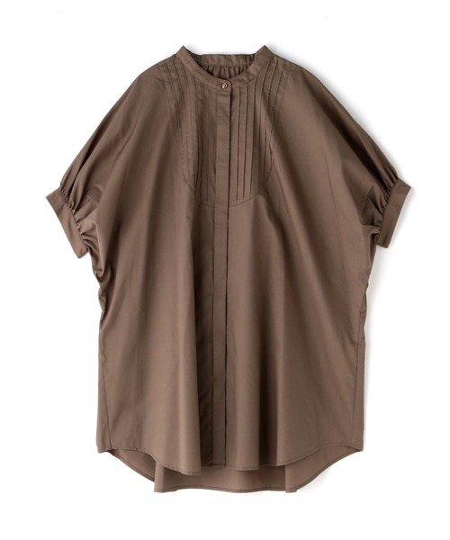 NATURAL BEAUTY BASIC（ナチュラルビューティーベーシック）の「チュニックシャツブラウス（シャツ/ブラウス・レディース・ブラウン/オフホワイト/ブルー・SMALL/MEDIUM）」の17枚目の写真