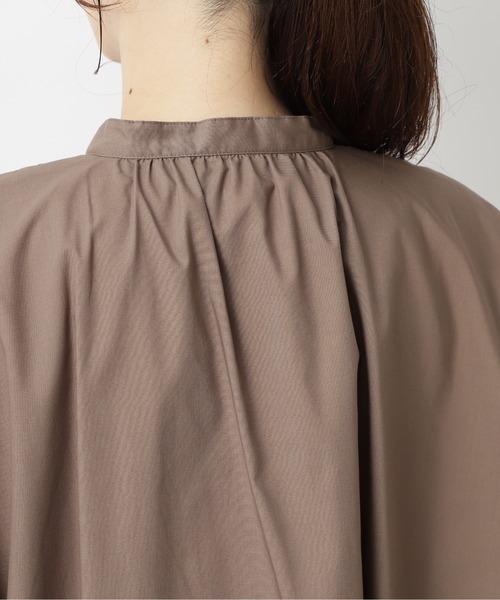 NATURAL BEAUTY BASIC（ナチュラルビューティーベーシック）の「チュニックシャツブラウス（シャツ/ブラウス・レディース・ブラウン/オフホワイト/ブルー・SMALL/MEDIUM）」の16枚目の写真