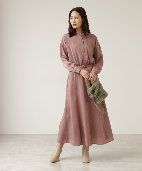 NATURAL BEAUTY BASIC（ナチュラルビューティーベーシック）の「フェイクファードロストショルダー/0171282973（ショルダーバッグ・レディース・ライトグリーン/ラベンダー・ﾌﾘ-）」の10枚目の写真