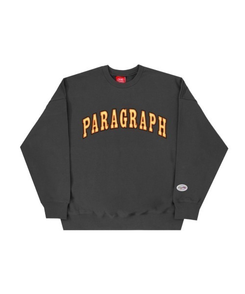 Paragraph（パラグラフ）の「Paragraph/パラグラフ/カレッジロゴプルオーバースウェット/CollegeLogo Sweat/PARAGRAPH_NO.38（スウェット・メンズ・キナリ/チャコールグレー/グリーン/ブルー・FREE）」の3枚目の写真