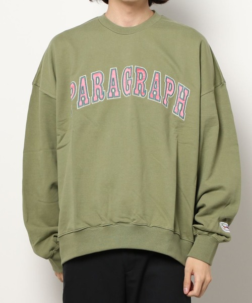 Paragraph（パラグラフ）の「Paragraph/パラグラフ/カレッジロゴプルオーバースウェット/CollegeLogo Sweat/PARAGRAPH_NO.38（スウェット・メンズ・キナリ/チャコールグレー/グリーン/ブルー・FREE）」の15枚目の写真