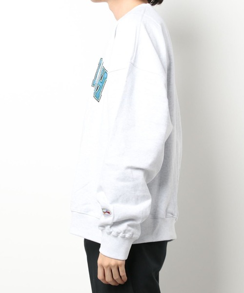 Paragraph（パラグラフ）の「Paragraph/パラグラフ/カレッジロゴプルオーバースウェット/CollegeLogo Sweat/PARAGRAPH_NO.38（スウェット・メンズ・キナリ/チャコールグレー/グリーン/ブルー・FREE）」の13枚目の写真