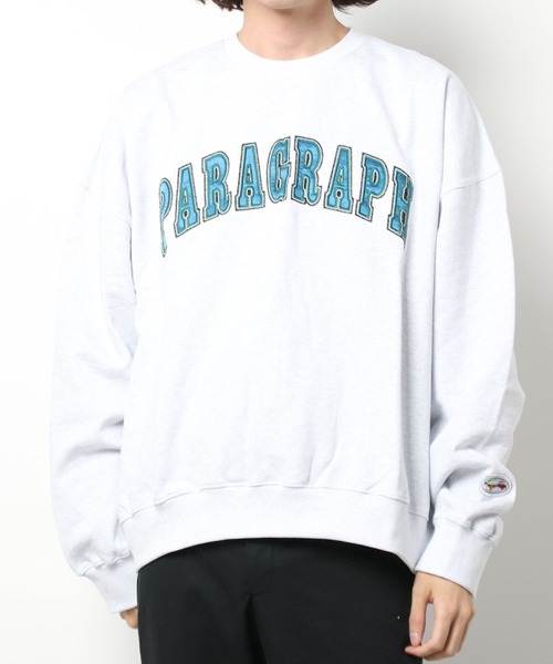 Paragraph（パラグラフ）の「Paragraph/パラグラフ/カレッジロゴプルオーバースウェット/CollegeLogo Sweat/PARAGRAPH_NO.38（スウェット・メンズ・キナリ/チャコールグレー/グリーン/ブルー・FREE）」の12枚目の写真