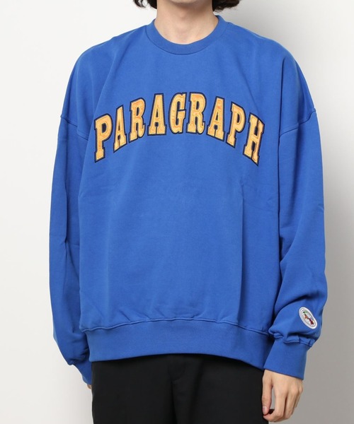 Paragraph（パラグラフ）の「Paragraph/パラグラフ/カレッジロゴプルオーバースウェット/CollegeLogo Sweat/PARAGRAPH_NO.38（スウェット・メンズ・キナリ/チャコールグレー/グリーン/ブルー・FREE）」の17枚目の写真