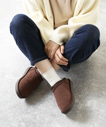 mooimooi（モーイモーイ）の「ショート丈ムートンスリッポン（ブーツ・レディース）」