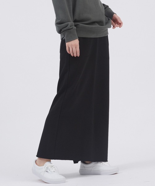 DISCUS ATHLETIC(ディスカス アスレチック)の「DISCUS ATHLETIC/ディスカス アスレチック USAコットン裏毛バックベンツスカート(スカート・レディース・ブラック/パープル/グレー・L/M)」の6枚目の写真