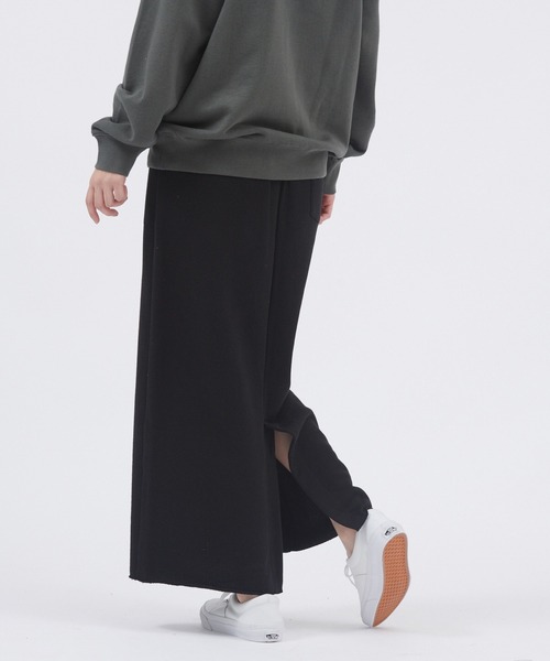 DISCUS ATHLETIC(ディスカス アスレチック)の「DISCUS ATHLETIC/ディスカス アスレチック USAコットン裏毛バックベンツスカート(スカート・レディース・ブラック/パープル/グレー・L/M)」の7枚目の写真