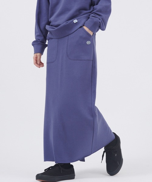 DISCUS ATHLETIC(ディスカス アスレチック)の「DISCUS ATHLETIC/ディスカス アスレチック USAコットン裏毛バックベンツスカート(スカート・レディース・ブラック/パープル/グレー・L/M)」の12枚目の写真