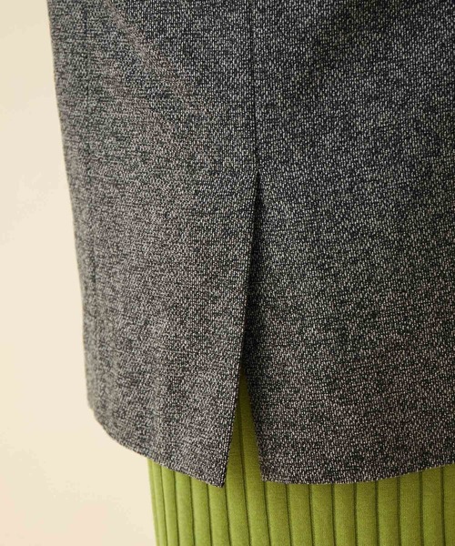 MADEMOISELLE ROPE'（マドモアゼル ロペ）の「<中綿キルト裏地>コンケープオーバーライトジャケット（テーラードジャケット・レディース・ブラック系その他/イエロー系その他3・38）」の14枚目の写真