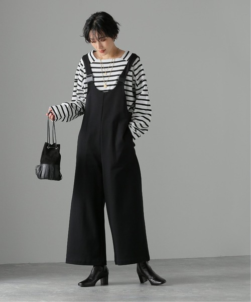 JOURNAL STANDARD（ジャーナルスタンダード）の「ボーダースクエアネックプルオーバー（Tシャツ/カットソー・レディース・ホワイト/ブラック/ブラウン・FREE）」の6枚目の写真