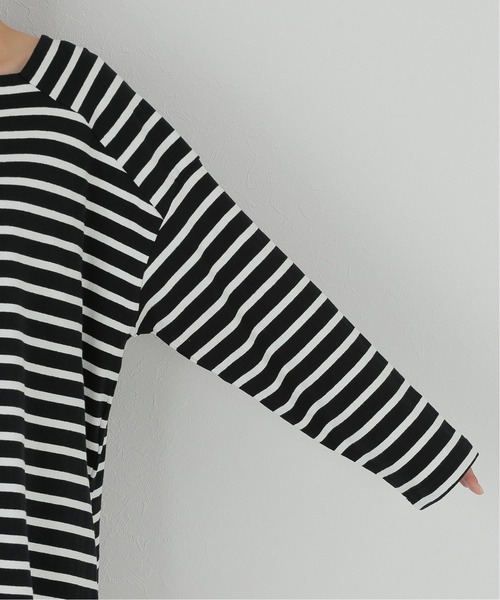 JOURNAL STANDARD（ジャーナルスタンダード）の「ボーダースクエアネックプルオーバー（Tシャツ/カットソー・レディース・ホワイト/ブラック/ブラウン・FREE）」の15枚目の写真