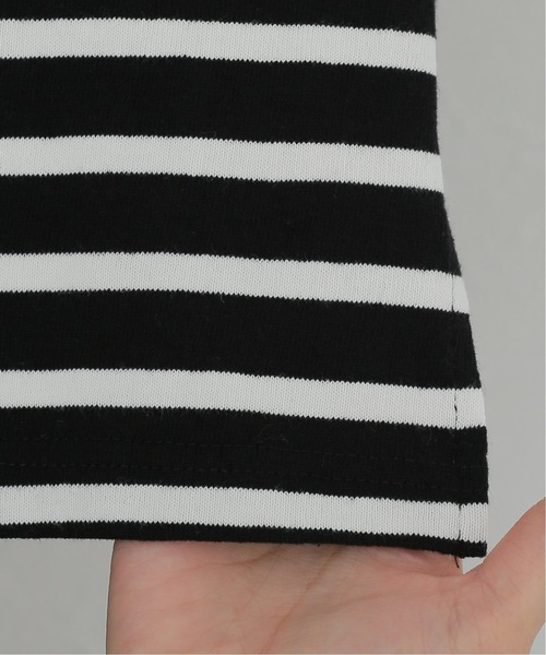 JOURNAL STANDARD（ジャーナルスタンダード）の「ボーダースクエアネックプルオーバー（Tシャツ/カットソー・レディース・ホワイト/ブラック/ブラウン・FREE）」の20枚目の写真