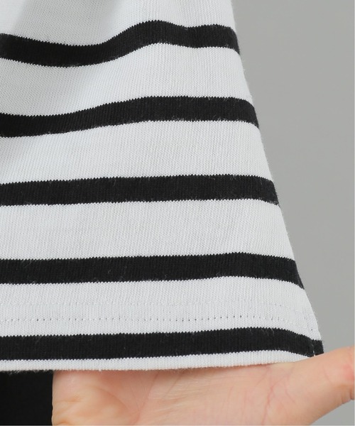 JOURNAL STANDARD（ジャーナルスタンダード）の「ボーダースクエアネックプルオーバー（Tシャツ/カットソー・レディース・ホワイト/ブラック/ブラウン・FREE）」の21枚目の写真