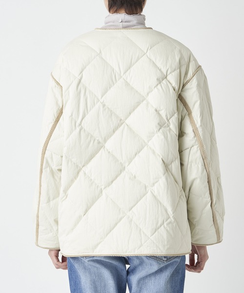 RIVE DROITE(リヴドロワ)の「羽織るだけでいつものスタイリングが新鮮に【WEB限定】キルティングジャケット(ナイロンジャケット・レディース・レッド/カーキ/ホワイト・FREE)」の10枚目の写真