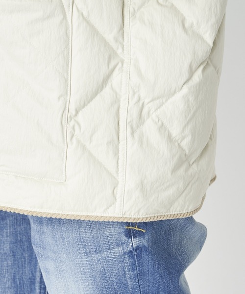 RIVE DROITE(リヴドロワ)の「羽織るだけでいつものスタイリングが新鮮に【WEB限定】キルティングジャケット(ナイロンジャケット・レディース・レッド/カーキ/ホワイト・FREE)」の14枚目の写真