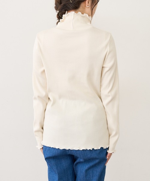 PUAL CE CIN（ピュアルセシン）の「2重襟テレコメロウロングスリーブ（Tシャツ/カットソー・レディース・ブラック系その他/ベージュ系その他/ブラック系その他2/ベージュ系その他2・FREE）」の13枚目の写真