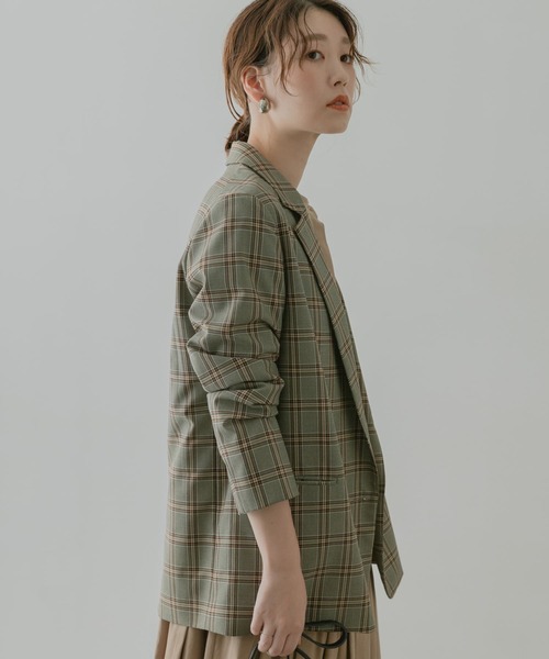 F by ROSSO（エフバイロッソ）の「F by ROSSO　ダブルテーラードジャケット（その他アウター・レディース・ネイビー/ブラウン・36/38）」の6枚目の写真