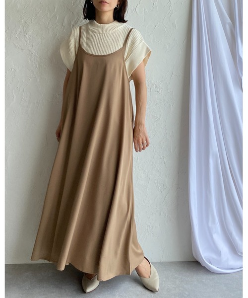 She's Closet(シーズクローゼット)の「肩フリル風片畦編みニットベスト(ベスト・レディース・ベージュ/カーキ/オレンジ/アイボリー・FREE)」の13枚目の写真