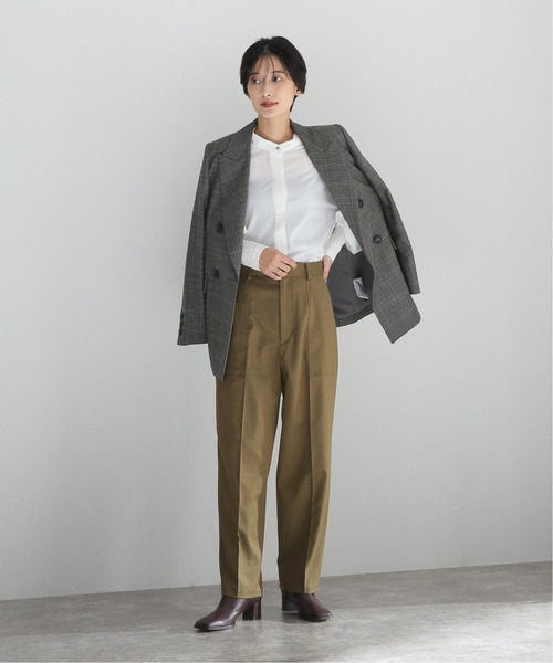 journal standard L'essage（ジャーナルスタンダードレサージュ）の「テランベイカーパンツ（その他パンツ・レディース・カーキ/ホワイト・36/38）」の15枚目の写真