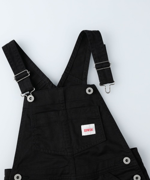 EDWIN（エドウィン）の「【EDWIN】ジャンパースカート（サロペット/オーバーオール・キッズ・ブラック・110/130/120/140/100）」の5枚目の写真