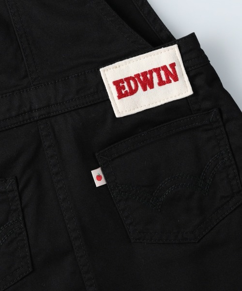 EDWIN（エドウィン）の「【EDWIN】ジャンパースカート（サロペット/オーバーオール・キッズ・ブラック・110/130/120/140/100）」の7枚目の写真