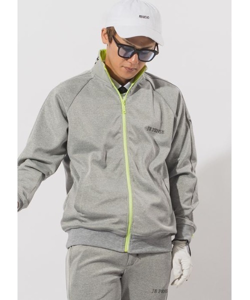 【セール】EVOLUTION GOLF ポンチトラックジャケット セットアップ対応（ブルゾン）｜EVOLUTION（エボリューション）