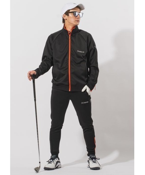 【セール】EVOLUTION GOLF ポンチトラックジャケット セットアップ対応（ブルゾン）｜EVOLUTION（エボリューション）