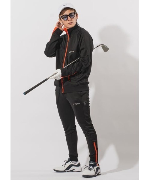 【セール】EVOLUTION GOLF ポンチトラックジャケット セットアップ対応（ブルゾン）｜EVOLUTION（エボリューション）