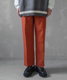 スリムストレート カラーパンツ