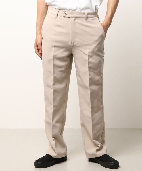 SPINNS（スピンズ）の「スリムストレート カラーパンツ（スラックス・メンズ・ブラック/ブラウン/オフホワイト/グリーン・M/L）」の6枚目の写真