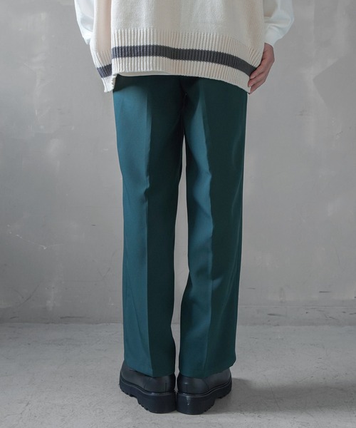 SPINNS（スピンズ）の「スリムストレート カラーパンツ（スラックス・メンズ・ブラック/ブラウン/オフホワイト/グリーン・M/L）」の20枚目の写真