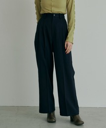 2タックワイドカラーパンツ