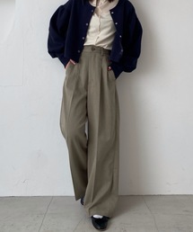 hinari | 2タックワイドカラーパンツ(その他パンツ)