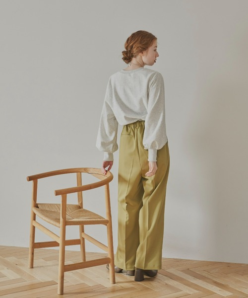 hinari(ヒナリ)の「2タックワイドカラーパンツ(その他パンツ・レディース・ネイビー/ピンク/イエロー/モカ・SMALL/MEDIUM)」の14枚目の写真