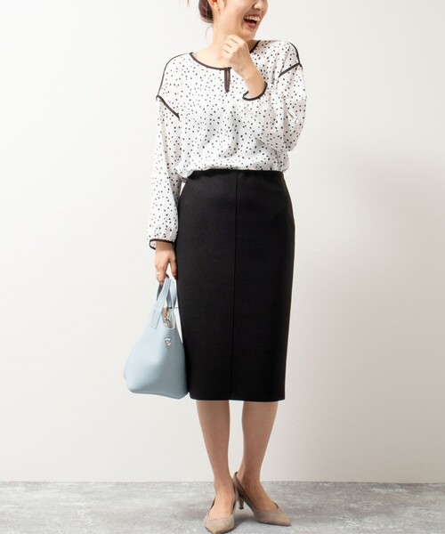 セール】ダブルジャージタイトスカート（スカート）｜NOLLEY'S Sophi