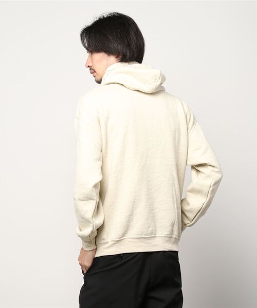 SUNNY  SPORTS（サニースポーツ）の「SUNNY SPORTS / サニースポーツ "YALE 10" PULL HOODIE（パーカー・メンズ・サンドベージュ/ホワイト・MEDIUM/X-LARGE/LARGE）」の3枚目の写真