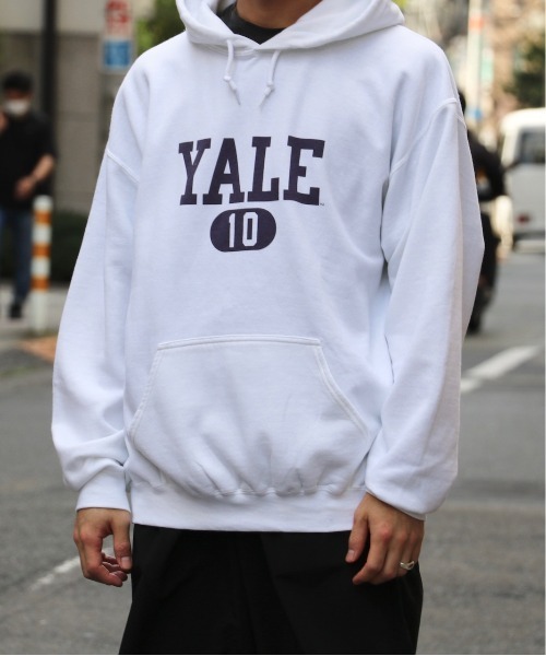 SUNNY  SPORTS（サニースポーツ）の「SUNNY SPORTS / サニースポーツ "YALE 10" PULL HOODIE（パーカー・メンズ・サンドベージュ/ホワイト・MEDIUM/X-LARGE/LARGE）」の8枚目の写真
