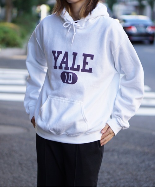 SUNNY  SPORTS（サニースポーツ）の「SUNNY SPORTS / サニースポーツ "YALE 10" PULL HOODIE（パーカー・メンズ・サンドベージュ/ホワイト・MEDIUM/X-LARGE/LARGE）」の5枚目の写真