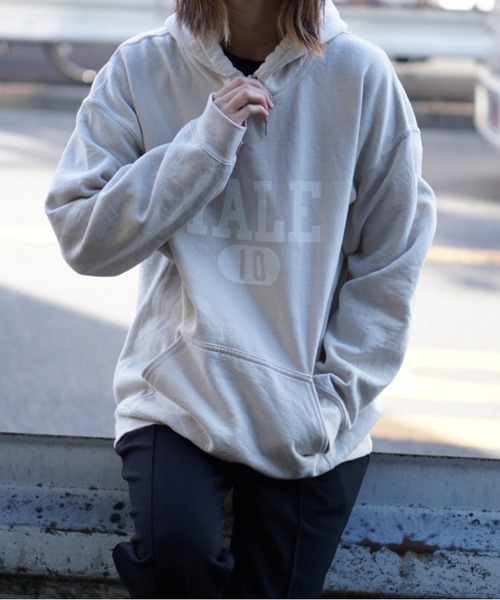 SUNNY  SPORTS（サニースポーツ）の「SUNNY SPORTS / サニースポーツ "YALE 10" PULL HOODIE（パーカー・メンズ・サンドベージュ/ホワイト・MEDIUM/X-LARGE/LARGE）」の16枚目の写真