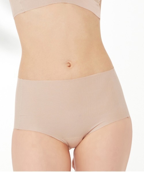 GUNZE（グンゼ）の「KIREILABO/キレイラボ リブ素材のやさしい着心地 レギュラーショーツ オーガニックコットン（ショーツ・レディース・ホワイト系その他/ゴールド/グリーン系その他/ブラック/ピンク系その他/ライラック/キャメル/ピンク系その他2/チャコールグレー/グレイッシュブルー・MEDIUM/LARGE/X-LARGE）」の11枚目の写真