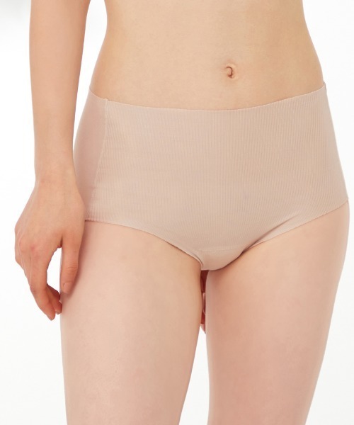 GUNZE（グンゼ）の「KIREILABO/キレイラボ リブ素材のやさしい着心地 レギュラーショーツ オーガニックコットン（ショーツ・レディース・ホワイト系その他/ゴールド/グリーン系その他/ブラック/ピンク系その他/ライラック/キャメル/ピンク系その他2/チャコールグレー/グレイッシュブルー・MEDIUM/LARGE/X-LARGE）」の12枚目の写真