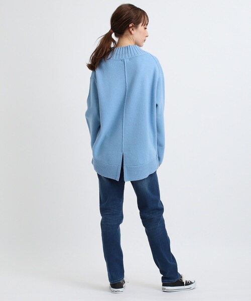 INDIVI(インディヴィ)の「◆【otonaMUSE 12月号掲載商品 佐田真由美さん着用】テーパードウォームデニム(デニムパンツ・レディース・ブルー/ブラック・38/12/19/36/13/40/05/15 /03)」の21枚目の写真