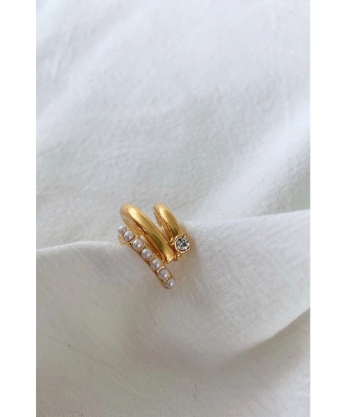 mou（モウ）の「アクセントイヤーカフ（イヤーカフ・レディース・ゴールド・FREE）」の4枚目の写真